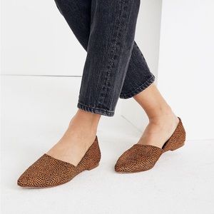 Madewell Lizbeth Flat in Dotted Calf Hair